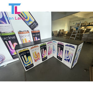 Tablero de mesa luminoso de acrílico blanco de Montaje simple, equipo de feria comercial, pantalla de caja de luz para actividades de recepción y exposiciones - Product Image 2