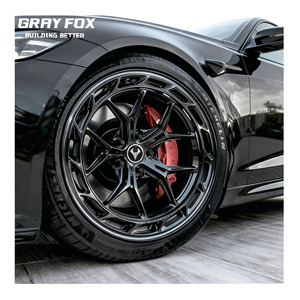 GRAYFOX Jantes forgées en alliage noir 20 pouces 5x112 pour BMW Chevrolet AUDI Porsche <span class=keywords><strong>Hummer</strong></span> <span class=keywords><strong>Lamborghini</strong></span> Benz - Product Image 2