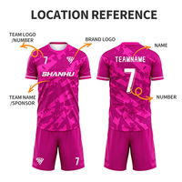 Maillot de football personnalisé OEM ODM, design sur mesure, entièrement sublimé, tissu 100% polyester pour les importateurs de vêtements de sport, équipes de football, vente chaude