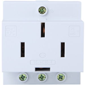 Tengen TG/AC30-4 25A 380V Enchufe Modular de Cuatro Orificios, Tipo de Distribución Trifásico de Cuatro Cables, Totalmente en Cobre - Product Image 4