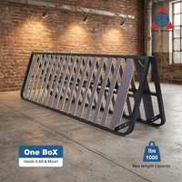 Cadre de lit en métal réglable mécaniquement, taille Queen ou King, avec rangement intégré, idéal pour hôtels intelligents et aménagements de chambres de luxe