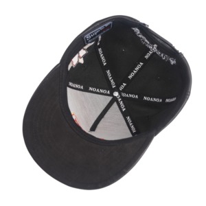 Casquette en cuir pour homme avec logo personnalisé, 5 panneaux, style snapback, pour l'extérieur, vente en gros Tcap Chine - Product Image 6