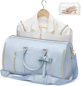 Bolsa de Viaje para Ropa, Muestra Gratis, Bolsa de Viaje Grande para Trajes, Antiarrugas, para Llevar en el Avión, Bolsa de Viaje Plegable para Ropa de Negocios - Product Image 4