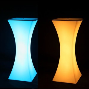 Nachtclub Bar Lounge Möbel Nachtclub Beleuchteter Wasserdichter <span class=keywords><strong>LED</strong></span>-Bartisch <span class=keywords><strong>LED</strong></span>-Möbel Cocktailtische Party-Möbel - Product Image 2
