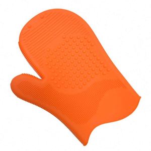 Guantes de silicona de dos dedos de 108 g, nuevos, para hornear, microondas, parrilla, horno, guantes de cocina para el hogar, guantes de aislamiento térmico - Product Image 5