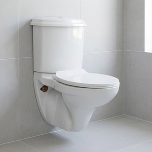 Ceramic Two Piece Wall Hung Water Closet Toilet P <b>Trap</b> WC Modern Bathroom Porcelain Commode Nigeria Export - Product Image 2