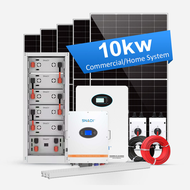SNADI Complete Set Hybrid Solar Energy System 3KW 5KW 10KW 15KW 20KW 30KW Commercial Home off Grid Solar Power System Solar Kits