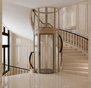 परिपत्र अर्ध-गोल लक्जरी लिफ्ट ग्लास मनोरम दर्शनीय स्थलों को विला लिफ्ट के लिए अनुकूलित किया गया - Product Image 1