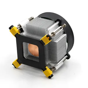 Hot Selling Computer CPU Cooler Aluminum Extrusion 3Pin 92x92x25mm 75W Heat Sink With Fan