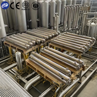 Intercambiador de Calor Tubular para Procesamiento de Yogur y Queso Crema, Equipo Lácteo de Acero Inoxidable SS304 con Certificación ASME y CE para Procesamiento de Alimentos