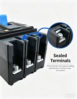 Disjoncteur à boîtier moulé série CHNT NXM, interrupteur à air, équipement basse tension avec capacité de coupure de 50 kA et protection IP66