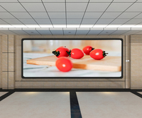 Écran LED pour hall d'entreprise, installation sans soudure, mur d'affichage LED P2.5, résolution 8K, HDR10+, cabinet LED fin, fréquence de rafraîchissement 3840Hz, 16 bits