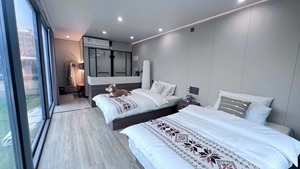 Casa Prefabbricata Portatile e Smontabile Tipo Apple Cabin con Cucina per Terreni Inutilizzati, Parchi/Hotel - Product Image 2