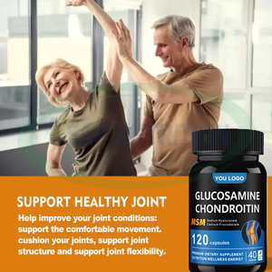 Glucosamina y sulfato de condroitina colágeno cuidado de la salud Halal glucosamina condroitina MSM cápsulas - Product Image 4