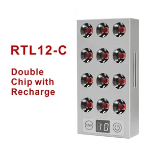 हैंडहेल्ड थेरेपी पैनल RTL12-C 660Nm 850Nm डुअल चिप्स मांसपेशी रिकवरी दर्द निवारक पोर्टेबल पैनल घरेलू उपयोग