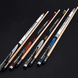 Woods Snooker Custom Großhandel 8 Ball Pool Carom Billard Master Cues Stick Grün Billard Pool