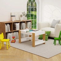 Table polyvalente pour tout-petits Assemblage de blocs de construction pour enfants Table de jeu et de dessin pour enfants