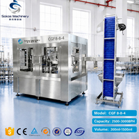 Machine de remplissage d'eau en bouteille Sokos Complete pour petites bouteilles, machine de remplissage d'eau minérale pour ligne de production d'eau potable clé en main