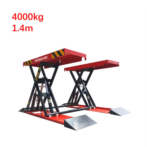 4000kg and1.4m height Hydraulic Scissor car lift Movable Scissor car lift platform