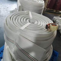 Selang Drainase Penambangan Emas 10 Inci 200 psi Ukuran Besar Selang Pemadam Kebakaran TPU Fleksibel Lay-flat Paduan Aluminium Tekanan Tinggi