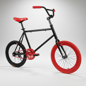 Nuova Bicicletta a Scatto Fisso in Acciaio da 20 Pollici / Bici Fixie / Bicicletta a Velocità Singola con Cerchi in Lega di Alluminio e Freno a Disco per Uso Urbano - Product Image 1