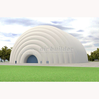 Abri de stockage portable, durable, imperméable, gonflable, sur mesure, de grande taille, hangar pour avions, arche, tunnel, tente avec installation facile