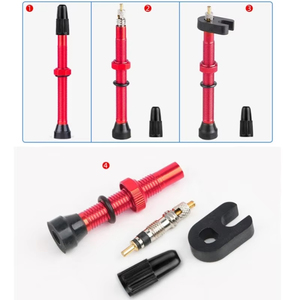 MTB xe đạp đường ống không săm van 40/60/80/100/120mm Đồng Presta núm vú có thể tháo rời lõi không khí Van Xe Đạp không săm van - Product Image 6