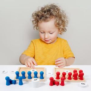 Giocattoli Matematici in Legno per l'Educazione Precoce dei Bambini, Tavola Digitale a Dieci Griglie per Addizione e Sottrazione, 3+ Anni - Product Image 5