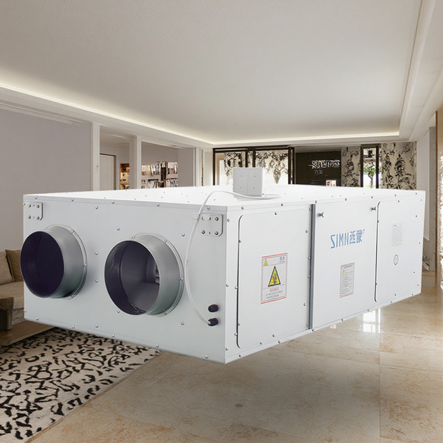 Energy-Efficient Large Commercial Spaces High Airflow Air Exchange and Heat Recovery Ventilation System Household Purifiers