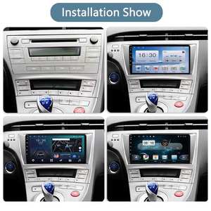 Sistema de navegación para coche Android para Toyota <span class=keywords><strong>Prius</strong></span> XW30 2009 - 2015 LHD RHD reproductor de vídeo estéreo para coche de 10 pulgadas - Product Image 2
