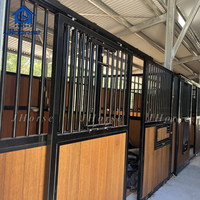 Equipo Ecuestre Popular de Alta Calidad, Establo para Caballos de 12 pies con Puertas Corredizas