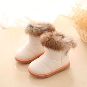 <span class=keywords><strong>Botas</strong></span> de nieve de invierno versión coreana piel de conejo inocente de fondo suave para niñas y bebés <span class=keywords><strong>pelo</strong></span> de pequeña generación al por mayor - Product Image 5