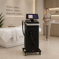 Laser Dioda Medis Bersertifikasi CE 1200W 808nm 4-Panjang Gelombang (755/808/940/1064nm) untuk Penghilangan Rambut Permanen pada Semua Jenis Kulit AS