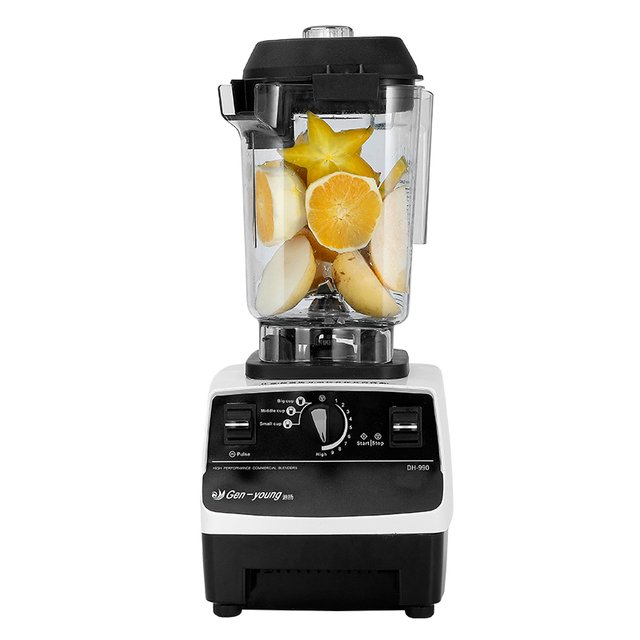 Commercial Heavy Duty Mechanical Blender Juicer Smoothies Maker Multi-Purpose Food Processor Stainless Steel Blades High Power