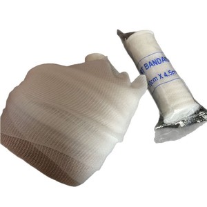 ผ้าพันแผลยืดหยุ่น PBT ขนาด 59 นิ้ว ไซส์ S ไม่ผ่านการฆ่าเชื้อ สำหรับปิดแผล ผ้าพันแผลปฐมพยาบาล คลาส I ผลิตที่กวางตุ้ง - Product Image 5