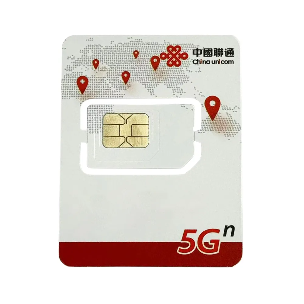 China Unicom Travel Sim Card a Japón Phone Watch 5 Days 5GB Data Sim Cards para la venta