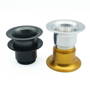 Servicios de mecanizado CNC personalizados para aleación de aluminio anodizado colorido motocicleta <span class=keywords><strong>carburador</strong></span> entrada de aire - Product Image 4
