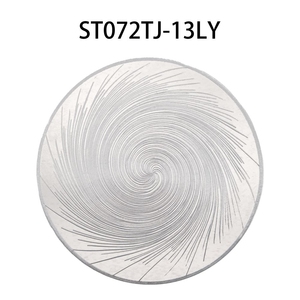 Wholesale Placemats for Restaurants <b>Round</b> Hollow Placemats Heatproof Table Mat Set PVC Table Mat Faux Leather Drain Mat <b>Tablemat</b> - Product Image 2