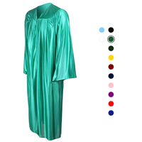 Lycée brillant Graduation Togas Set adulte Graduation Cap et robe Tassel