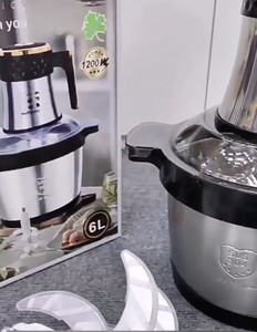 Potente Picadora de Carne Eléctrica Hoffmans de 2L, 1200W, Sistema de 5 Cuchillas para Cocina Doméstica a Gran Escala y Procesamiento de Alimentos - Product Image 4