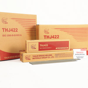 Elektroda Las Baja Karbon Tipe Titanium Berlapis untuk Las CO2, Batang Elektroda Las E4303 J422 - Product Image 1