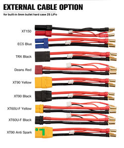 CODDAR 2S 6500MAH 7.4V 100C 200C 5mm balle 22.5mm épaisseur LCG boîtier rigide RC LiPo batterie 1/10 RC voiture bateau <span class=keywords><strong>Tamiya</strong></span> sauterelle - Product Image 6