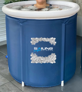 Grand Portable PVC et point de chute Fitness piscine bain <span class=keywords><strong>gonflable</strong></span> récupération Pod extérieur froid plongeant thérapie baignoire à vendre - Product Image 4
