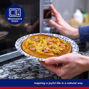 Pratos de papel descartáveis ecológicos para uso diário, novos designs, placas de papel para jantar, placas de papel para uso pesado - Product Image 3