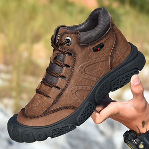 2025 Người Đàn Ông Của Tùy Chỉnh Thời Trang Đi Bộ Đường Dài Khởi Động Chất Lượng Không Thấm Nước Giản Dị Giày Cho Leo Núi Leo Núi Phong Cách Mới - Product Image 2