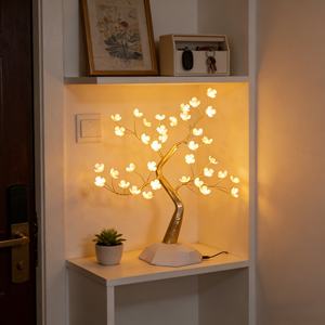 <span class=keywords><strong>Arbre</strong></span> lumineux LED <span class=keywords><strong>d</strong></span>écoratif <span class=keywords><strong>d</strong></span>'intérieur, 36 LED, centre <span class=keywords><strong>de</strong></span> <span class=keywords><strong>table</strong></span> lumineux à branches éclairées blanc chaud pour la <span class=keywords><strong>d</strong></span>écoration <span class=keywords><strong>de</strong></span> la maison - Product Image 3