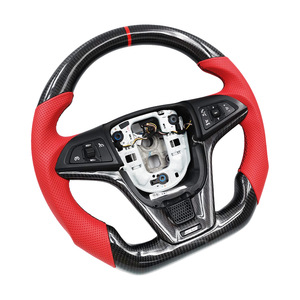 Carbon Fiber Steering <b>Wheel</b> For Toyota Prado Land Cruiser 3 <b>Spoke</b> Racing Style With Led Logo Projector - Product Image 2