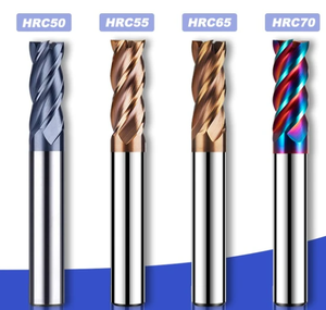 4*16*75MM 4F 40 °   Fresa de carburo sólido cuadrada plana para CNC, para acero HRC 45/55/60/70 - Product Image 6