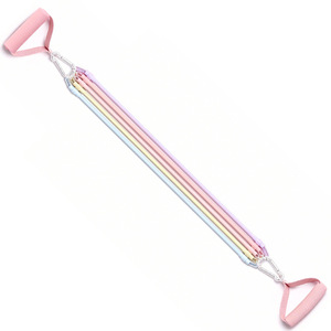 Ensemble de bandes de résistance Yiming, 13 pièces, rose, avec ancre de porte, équipement d'entraînement à domicile pour le fitness, le yoga, le pilates, les épaules et le dos - Product Image 3