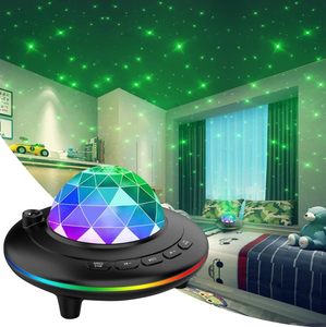 Modern Aurora Borealis Starry Ocean Wave <b>Projector</b> <b>LED</b> Tabletop for Music Speaker Remote Control Night Light Northern Lamp - Product Image 2